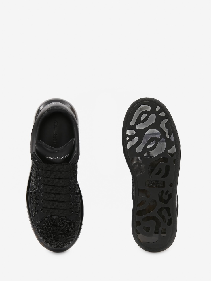 Men's Oversized Sneaker Fashion Alexander McQueen in Black