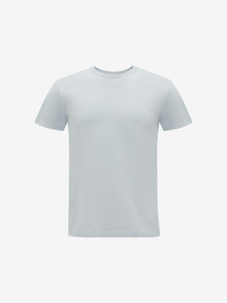 Fashion Alexander McQueen Spring Blue Men's in Signature T-Shirt