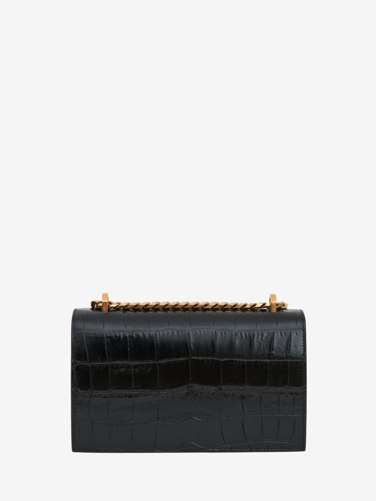 Women's Jewelled Satchel Black Fashion Alexander McQueen