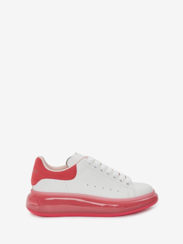Ivory/Punk Pink Women's Oversized Sneaker Fashion Alexander McQueen