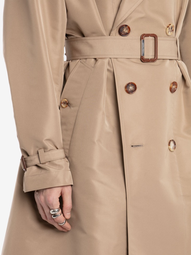 Fashion Alexander McQueen in Beige Men's in Graffiti Trench Coat