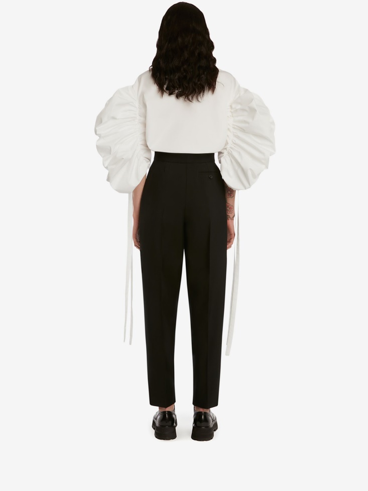 Optical White Fashion Alexander McQueen Women's Parka Shirt
