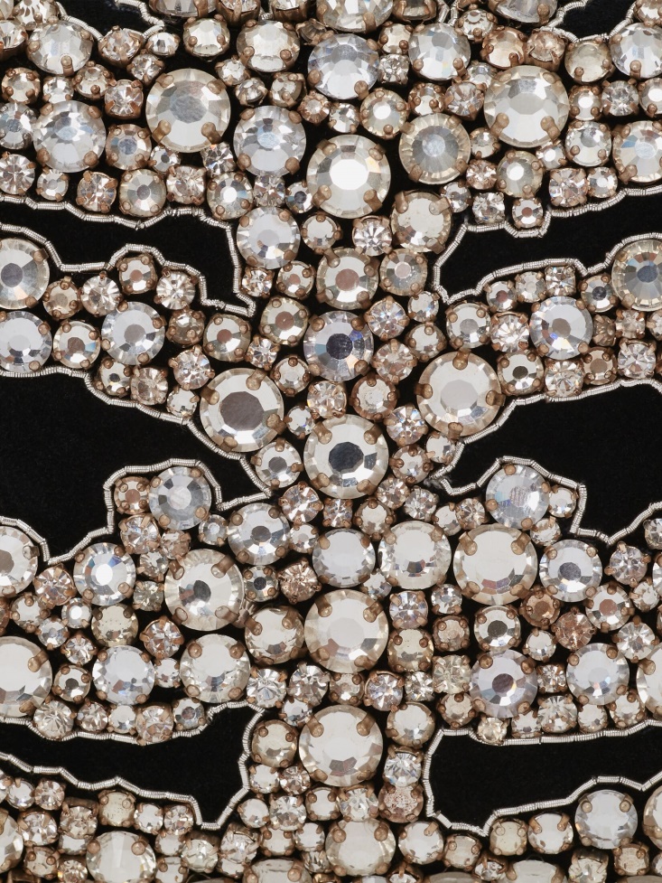 Fashion Alexander McQueen Women's Knuckle Clutch Black/Silver