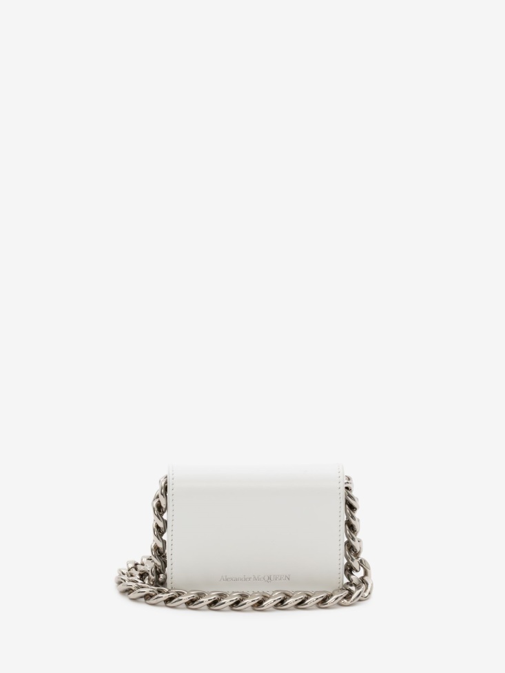 Fashion Alexander McQueen Women's The Four Ring Micro White