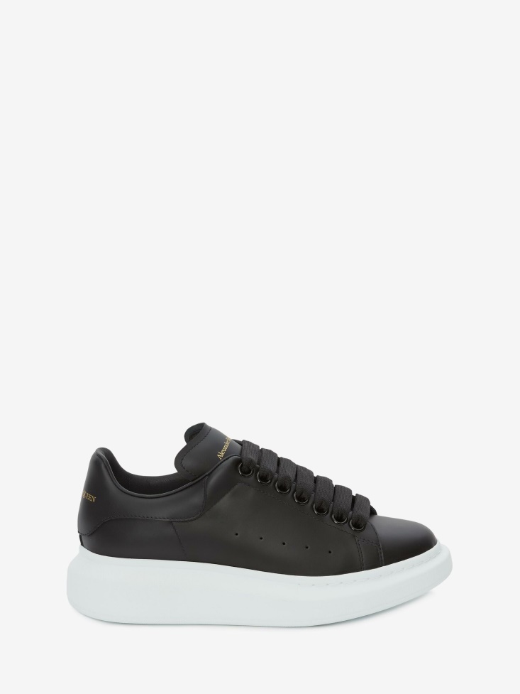 Black Women's Oversized Sneaker Fashion Alexander McQueen