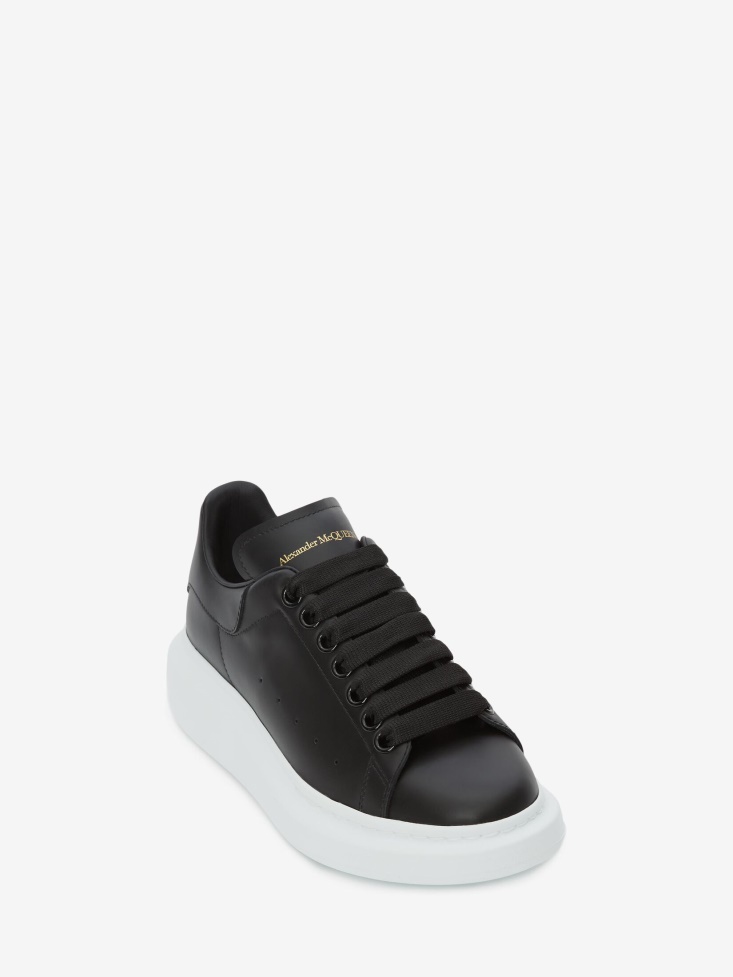 Black Women's Oversized Sneaker Fashion Alexander McQueen
