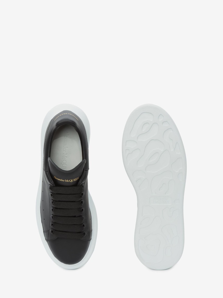Black Women's Oversized Sneaker Fashion Alexander McQueen