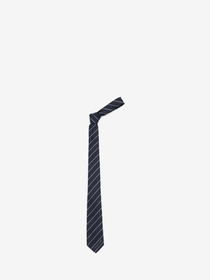 Men's Ruled in Tie Fashion Alexander McQueen Navy/Blue