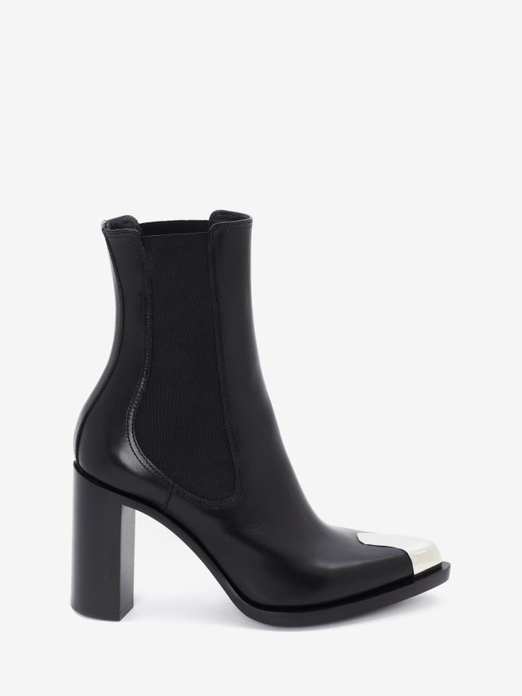 Women's Punk Chelsea Boot Black Fashion Alexander McQueen