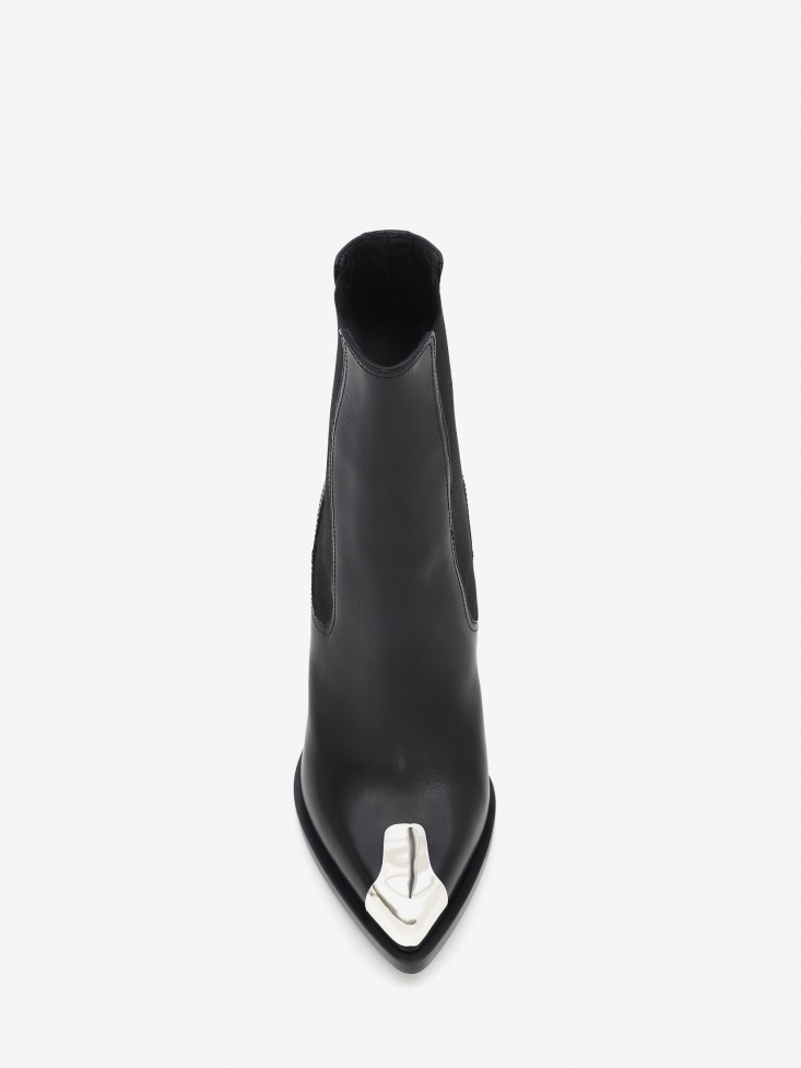 Women's Punk Chelsea Boot Black Fashion Alexander McQueen