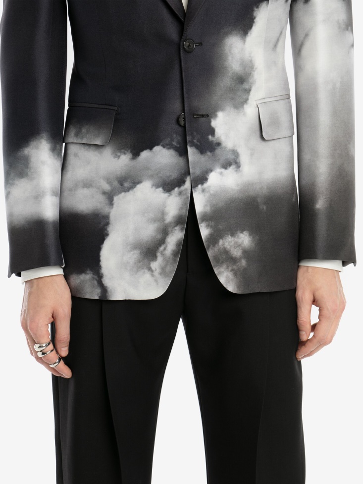 Storm Men's Storm Sky Single-Breasted Jacket Fashion Alexander McQueen
