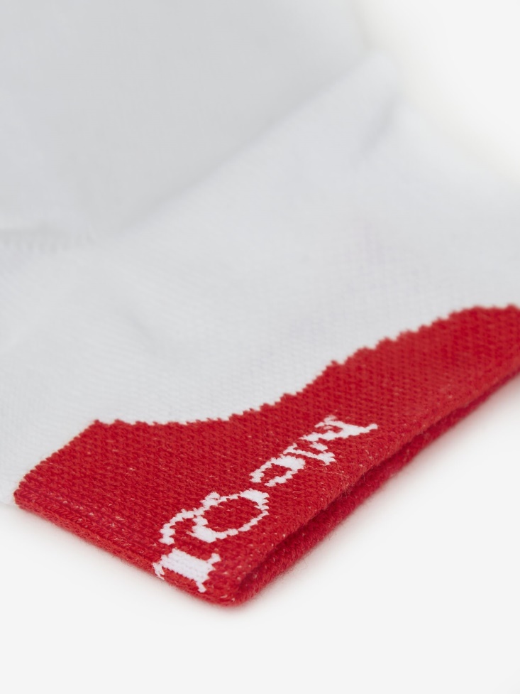 Fashion Alexander McQueen White/Red Women's in Ankle Socks