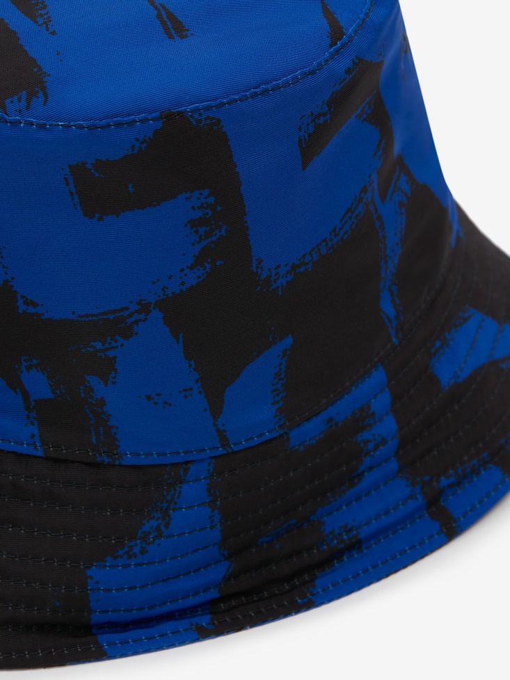 Women's in Graffiti Bucket Hat Fashion Alexander McQueen Royal/Black