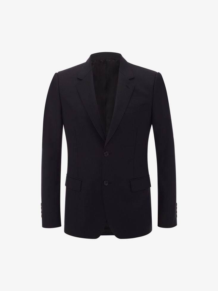 Black Fashion Alexander McQueen Women's Wool Mohair Jacket