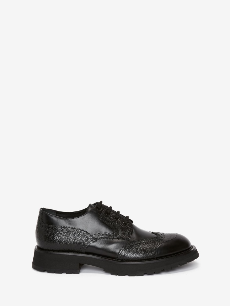 Black Fashion Alexander McQueen Men's Punk Worker Derby