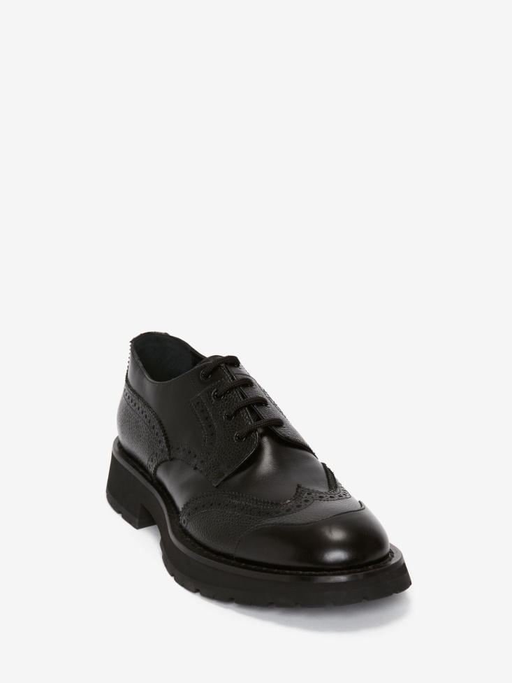 Black Fashion Alexander McQueen Men's Punk Worker Derby