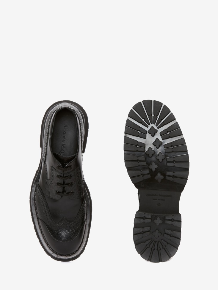 Black Fashion Alexander McQueen Men's Punk Worker Derby