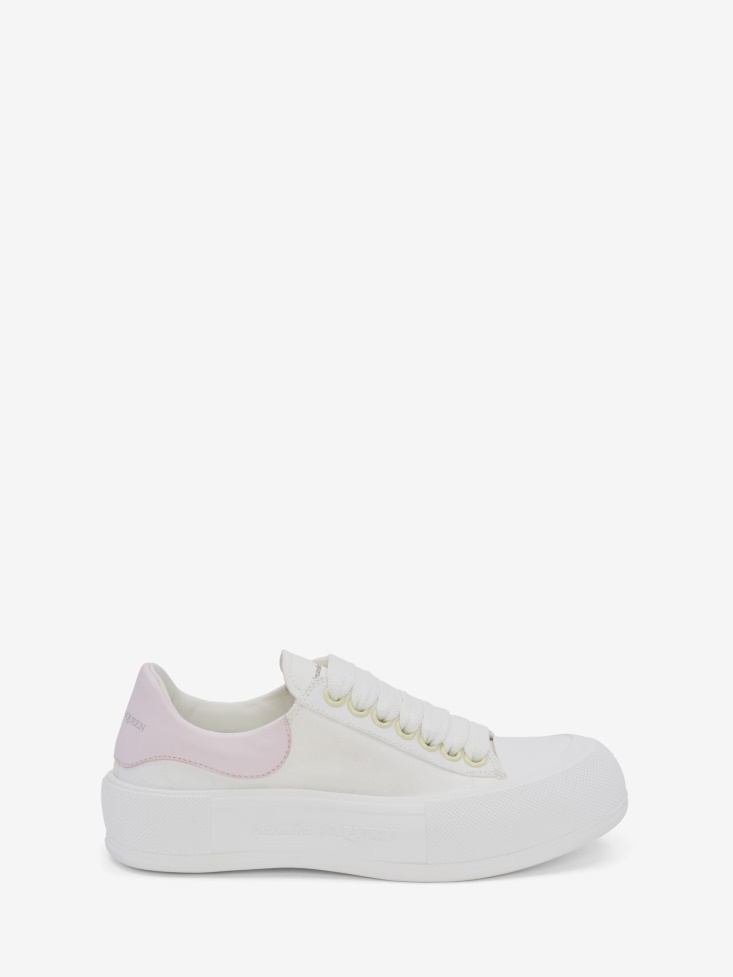 Women's Deck Plimsoll White Fashion Alexander McQueen