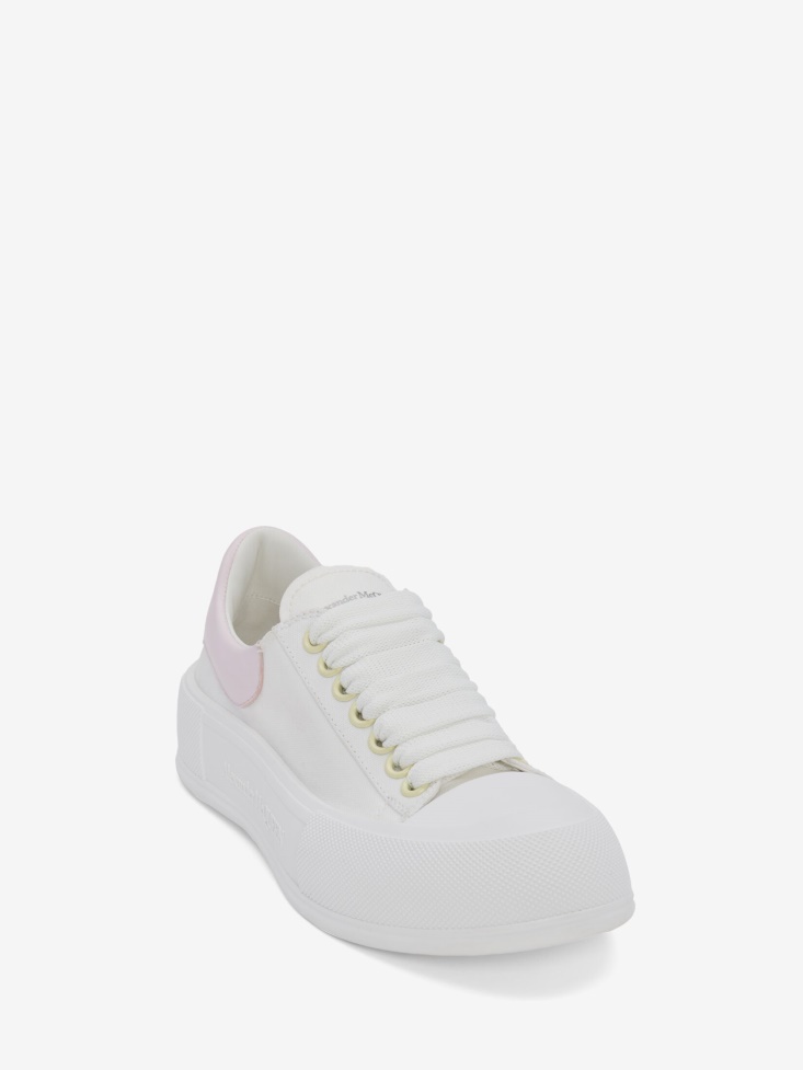 Women's Deck Plimsoll White Fashion Alexander McQueen