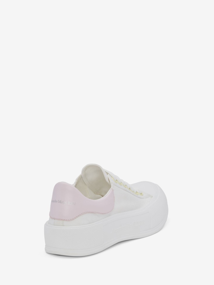Women's Deck Plimsoll White Fashion Alexander McQueen