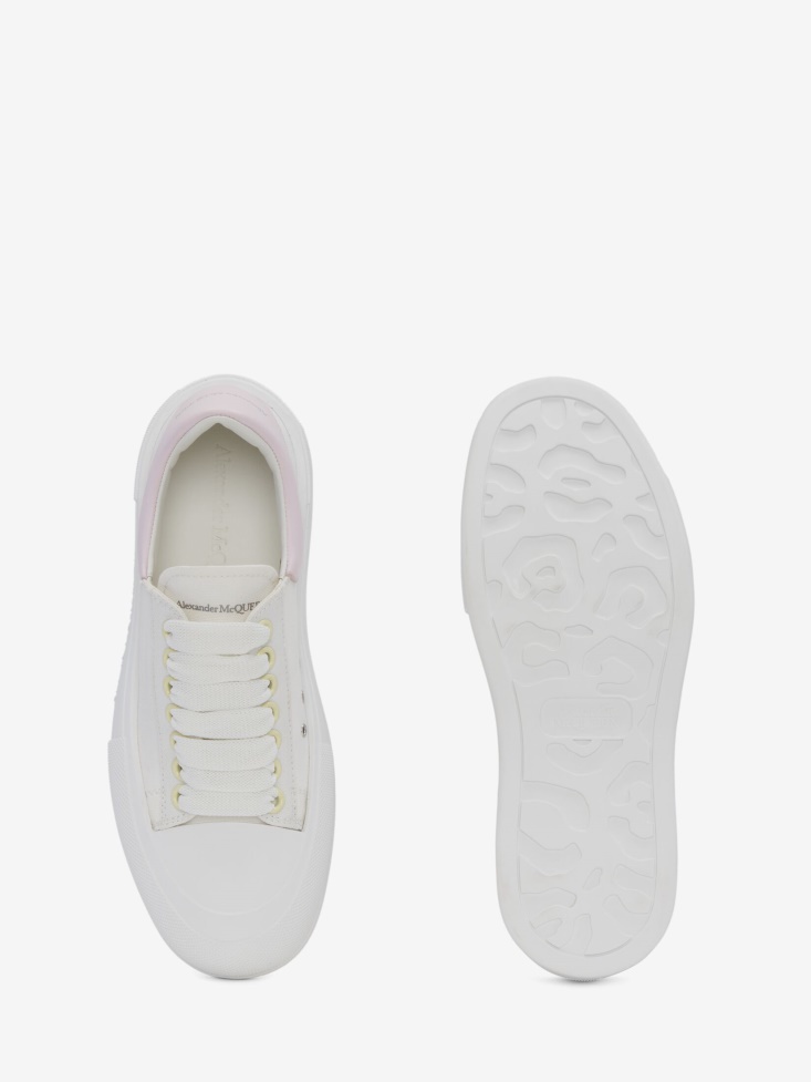 Women's Deck Plimsoll White Fashion Alexander McQueen