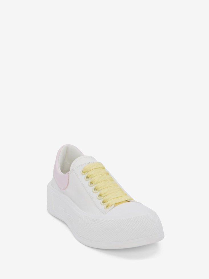 Women's Deck Plimsoll White Fashion Alexander McQueen