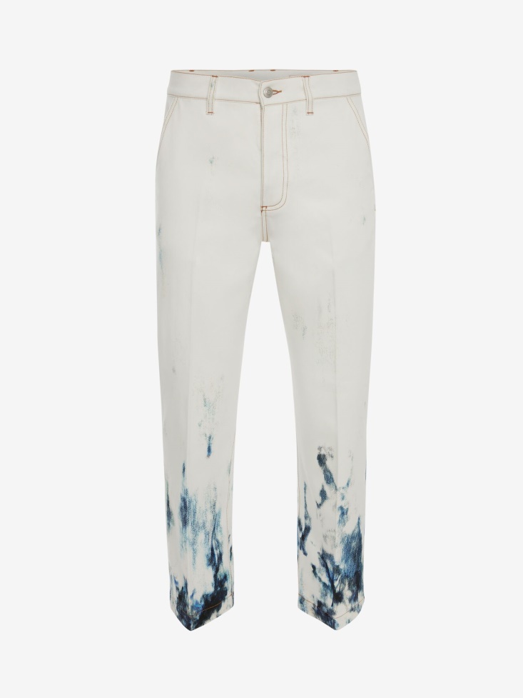 Sky Blue Men's Blue Sky Jeans Fashion Alexander McQueen