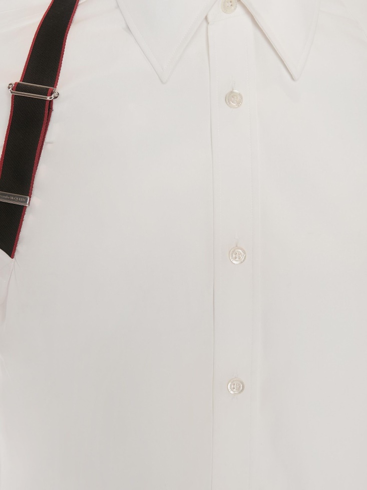 Fashion Alexander McQueen Black Men's in Signature Harness Shirt
