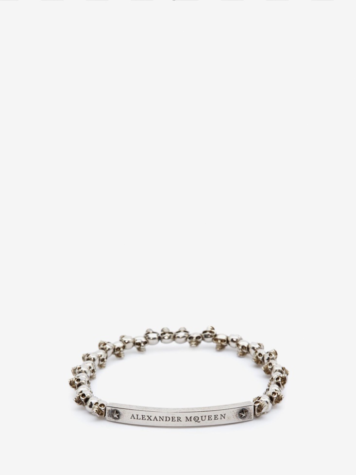 Men's Skull Bracelet Multicolour Fashion Alexander McQueen