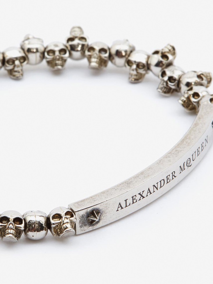 Men's Skull Bracelet Multicolour Fashion Alexander McQueen