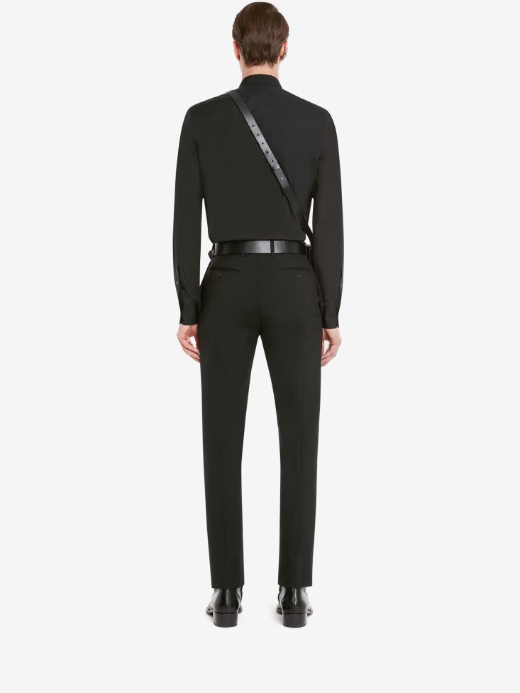 Men's Tailored Cigarette Trousers Fashion Alexander McQueen
