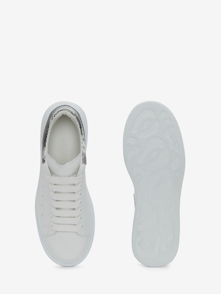Men's Oversized Sneaker Fashion Alexander McQueen White/Black