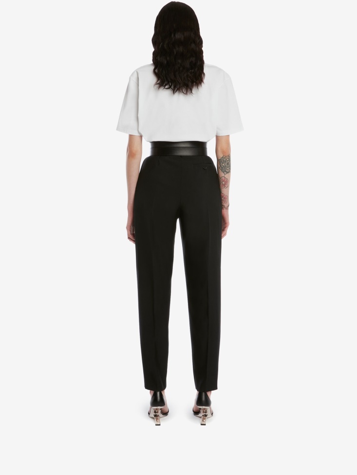 Fashion Alexander McQueen White Women's New York Graffiti T-Shirt