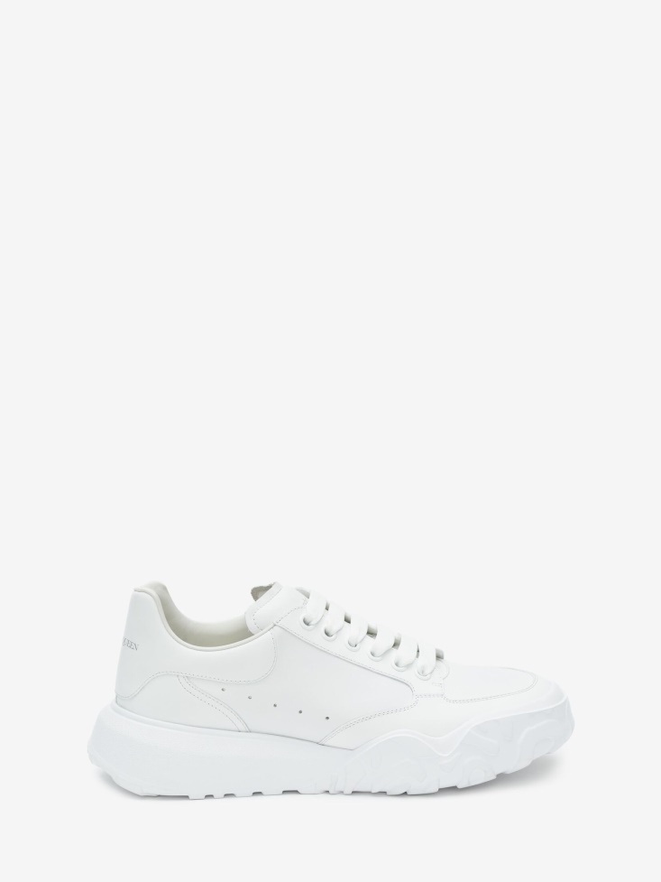 Fashion Alexander McQueen Men's Court Trainer White