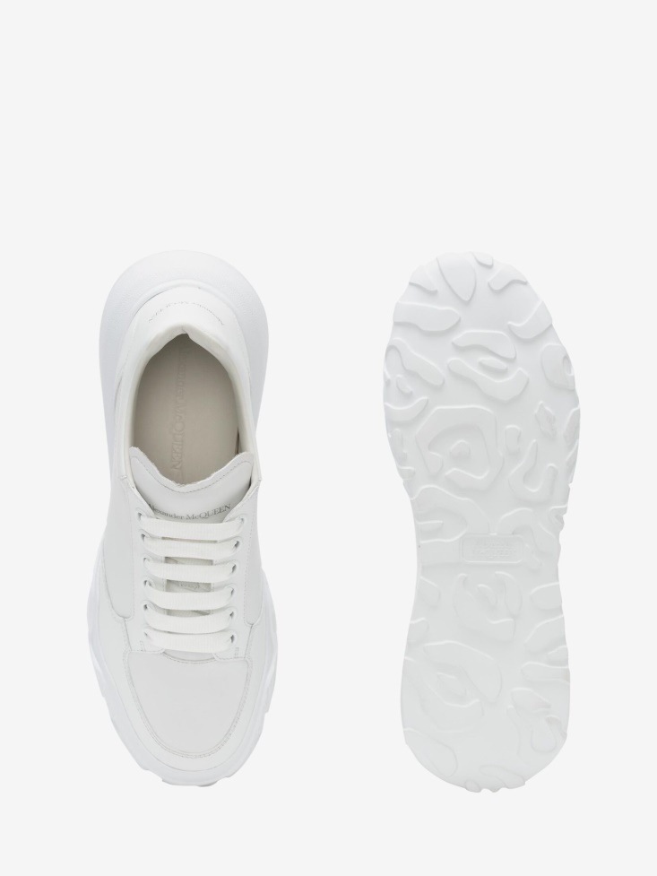 Fashion Alexander McQueen Men's Court Trainer White