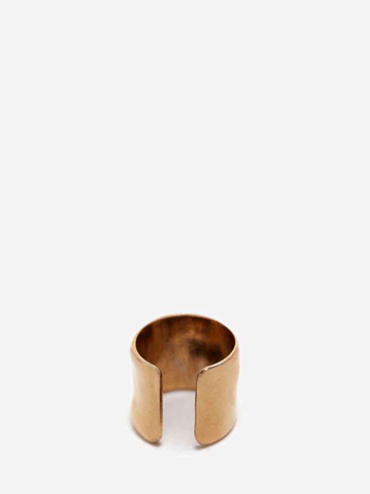 Fashion Alexander McQueen Antique Gold Women's Molten Ear Cuff