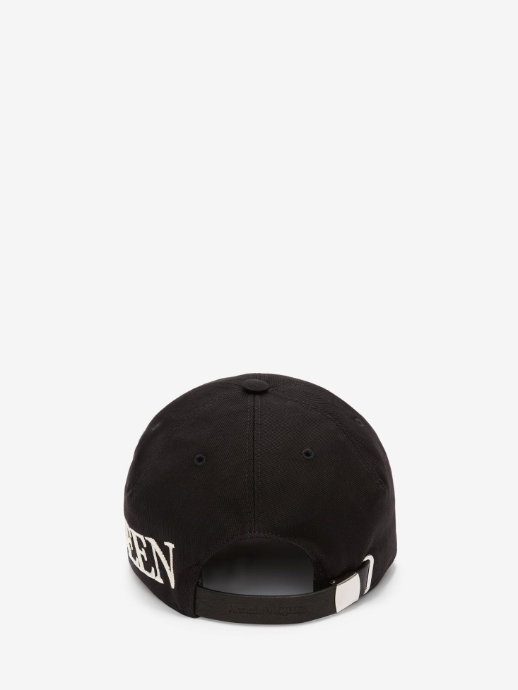 Men's in Baseball Cap Black Fashion Alexander McQueen
