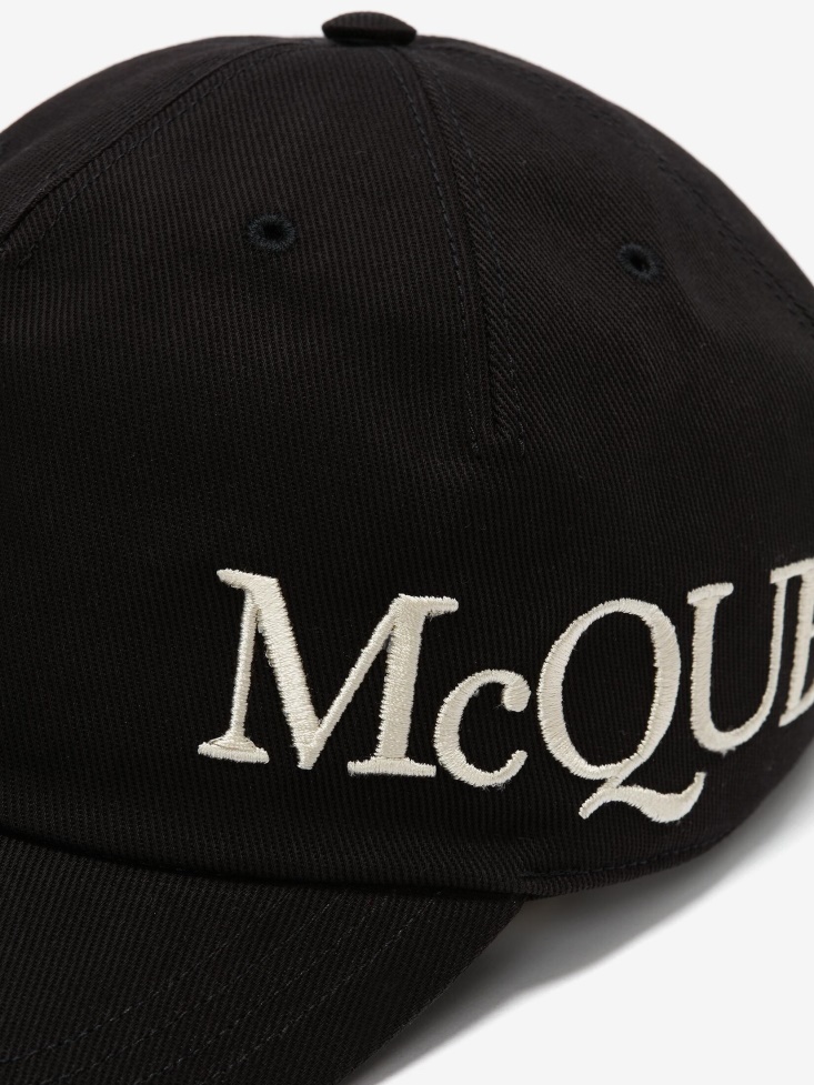 Men's in Baseball Cap Black Fashion Alexander McQueen