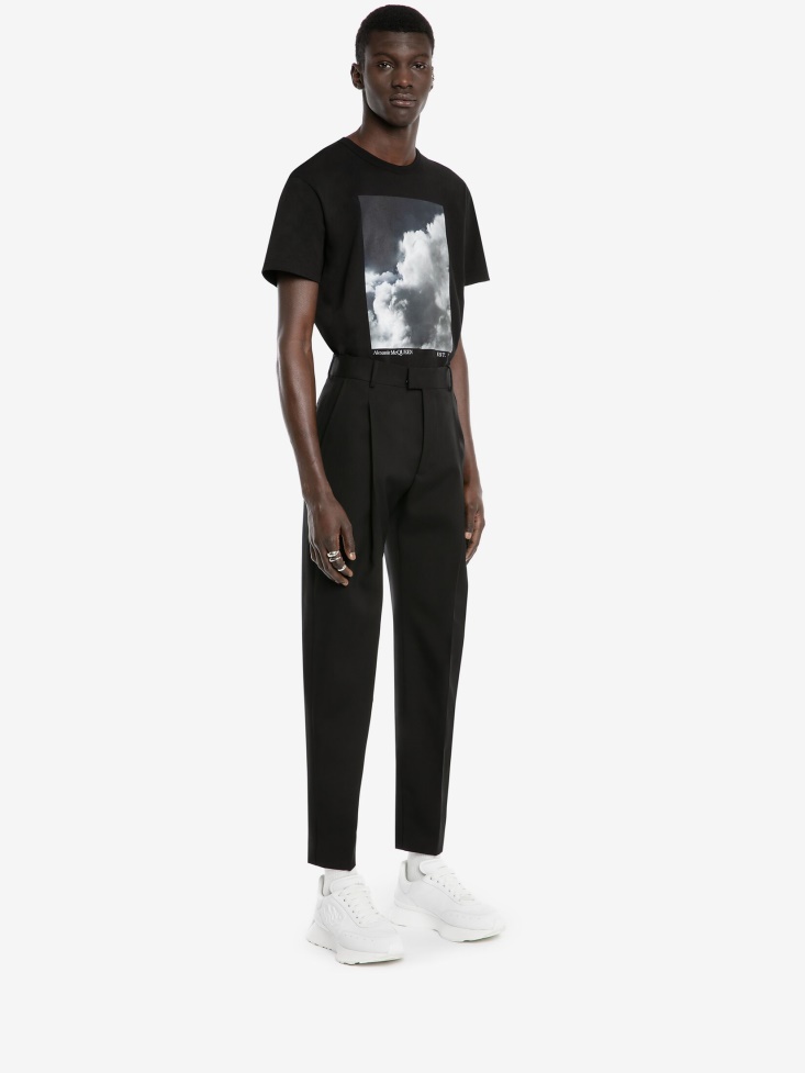 Men's Degrade Sky T-Shirt Fashion Alexander McQueen Black