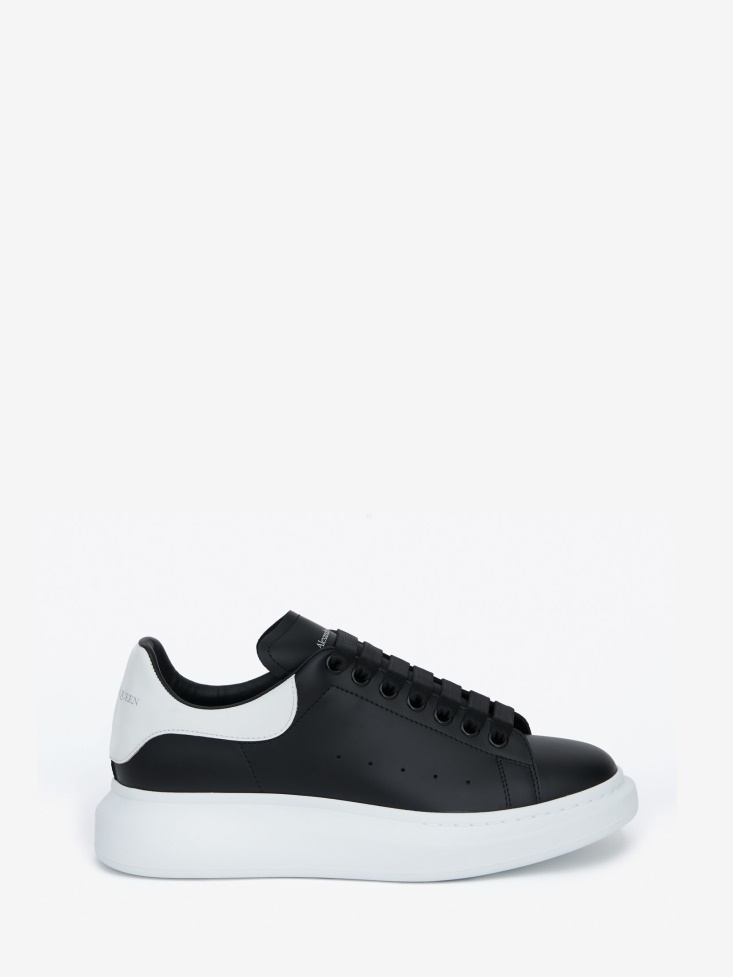 Men's Oversized Sneaker Black/White Fashion Alexander McQueen