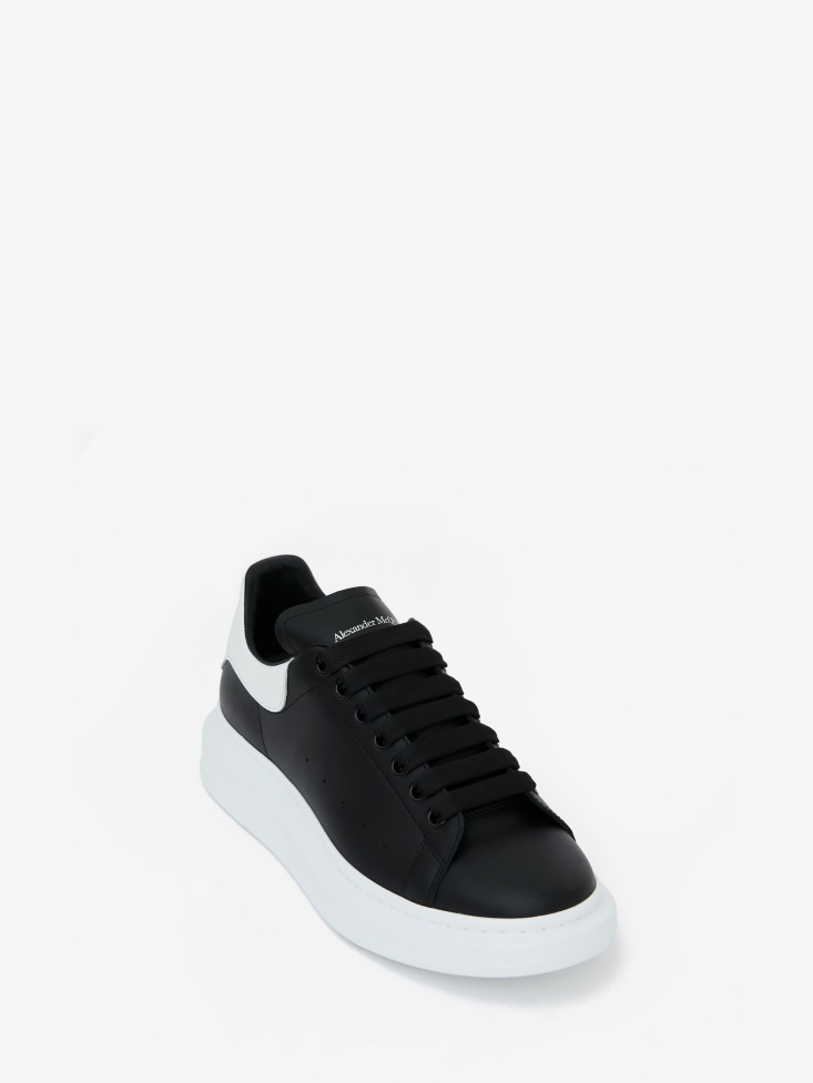 Men's Oversized Sneaker Black/White Fashion Alexander McQueen