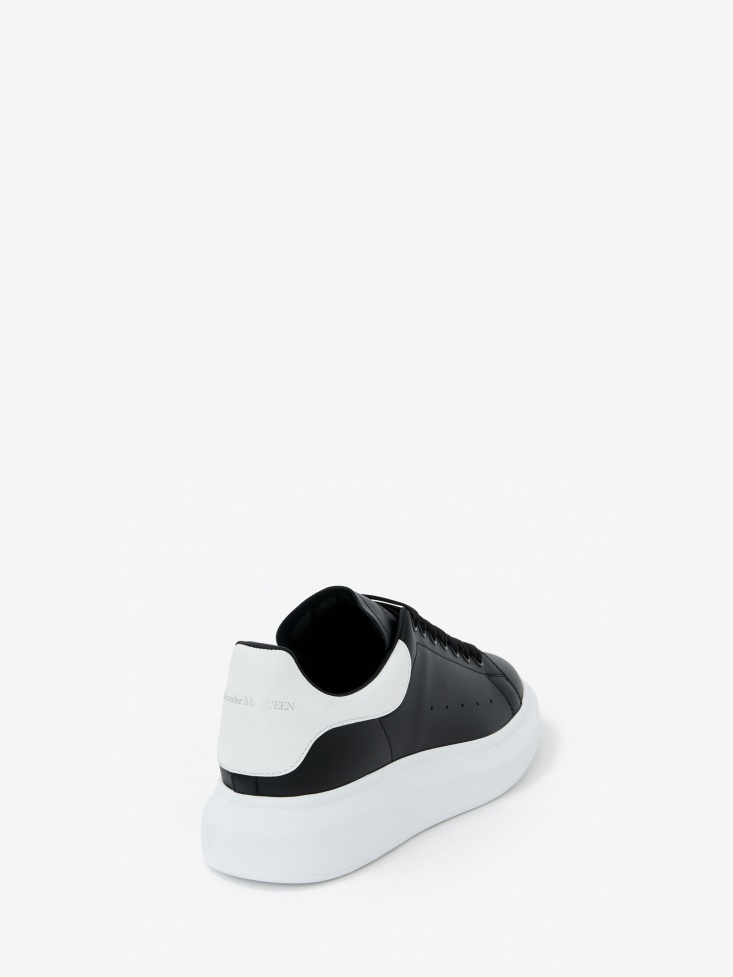 Men's Oversized Sneaker Black/White Fashion Alexander McQueen