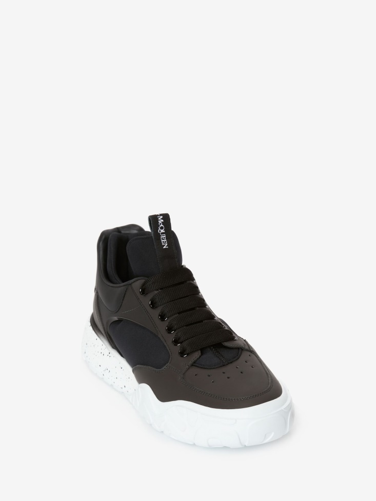 Fashion Alexander McQueen Black Men's Court Tech Trainer