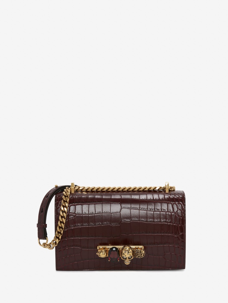 Fashion Alexander McQueen Madder Women's Jewelled Satchel