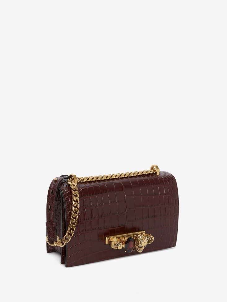 Fashion Alexander McQueen Madder Women's Jewelled Satchel
