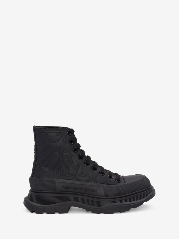 Women's Tread Slick Boot in Black Fashion Alexander McQueen