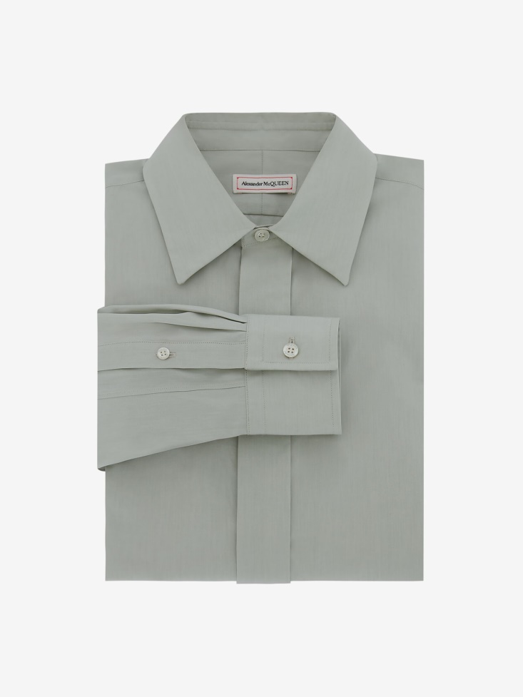 Opal Fashion Alexander McQueen Men's Concealed Placket Shirt