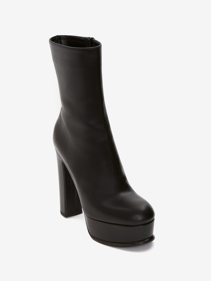 Fashion Alexander McQueen Black Women's Platform Boot