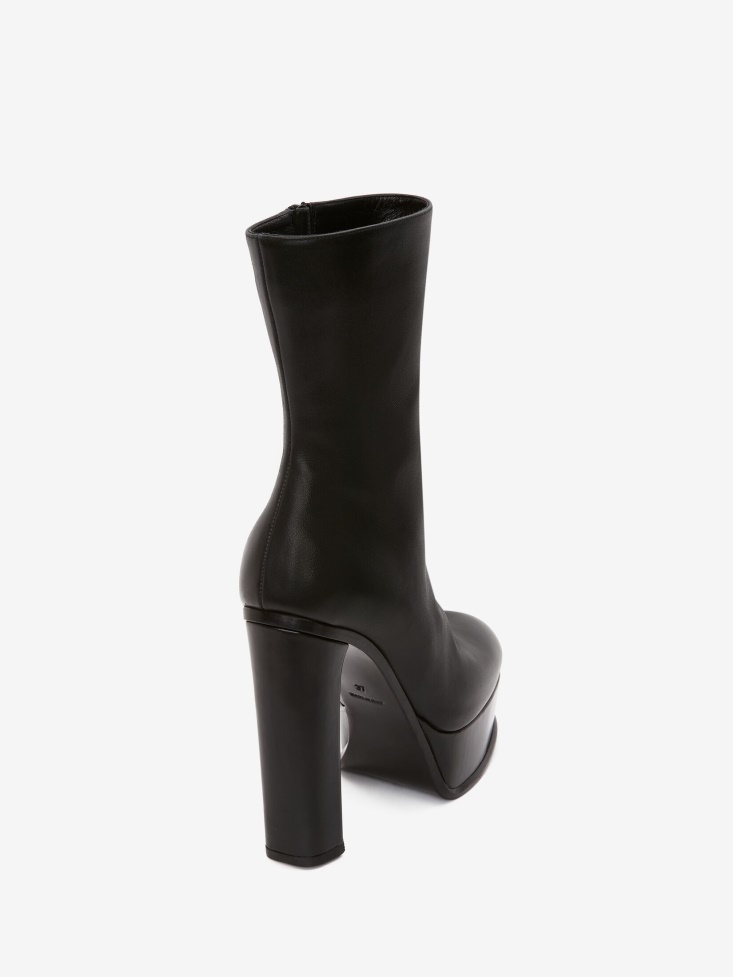 Fashion Alexander McQueen Black Women's Platform Boot