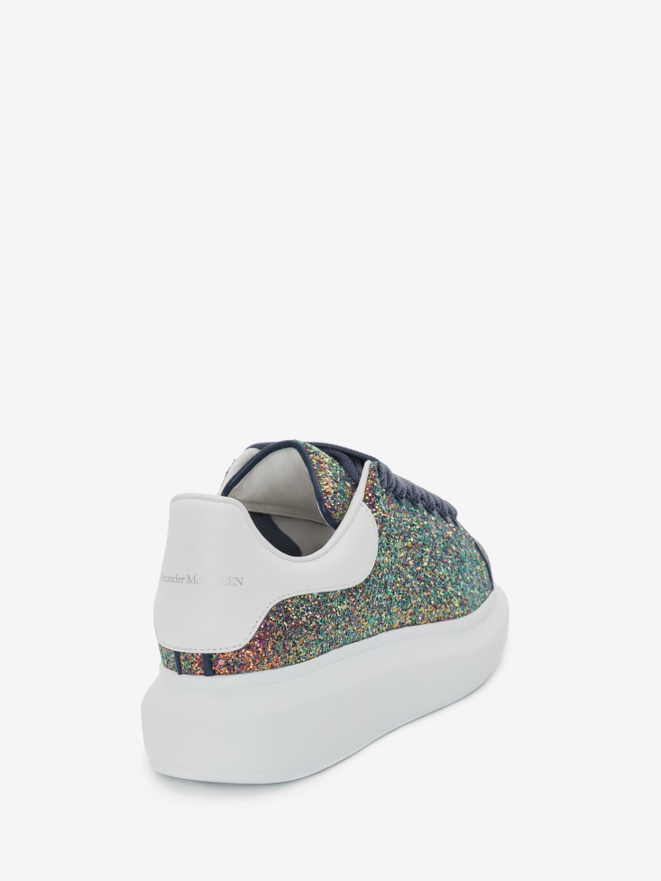 Fashion Alexander McQueen Women's Oversized Sneaker Petrol Blue
